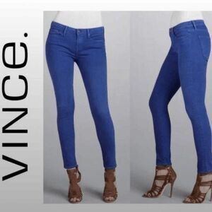 New w tag Vince skinny ankle jeans/pants Sz 27 Pacific Blue